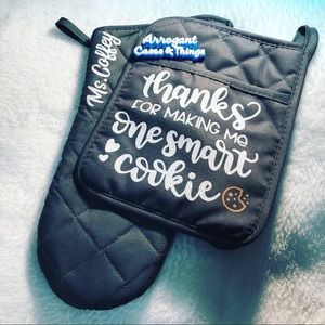 Custom Teachers Potholder/Mitt Set